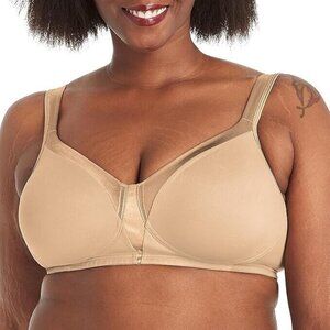 Playtex Women's 18 Hour Silk Soft Smoothing Wireless Bra US4803 Nude 40D
